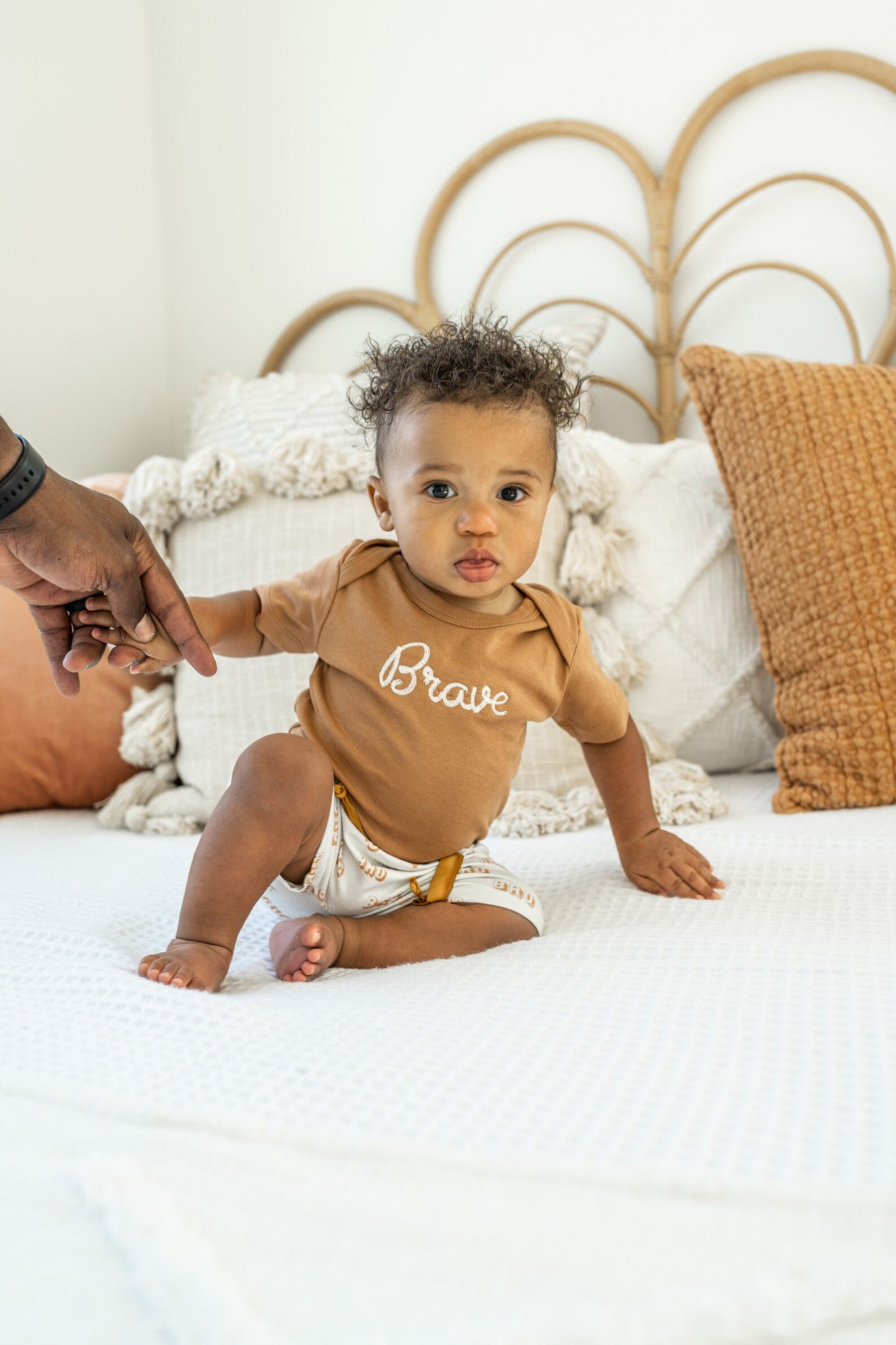 Custom Embroidered Organic Baby Onesie