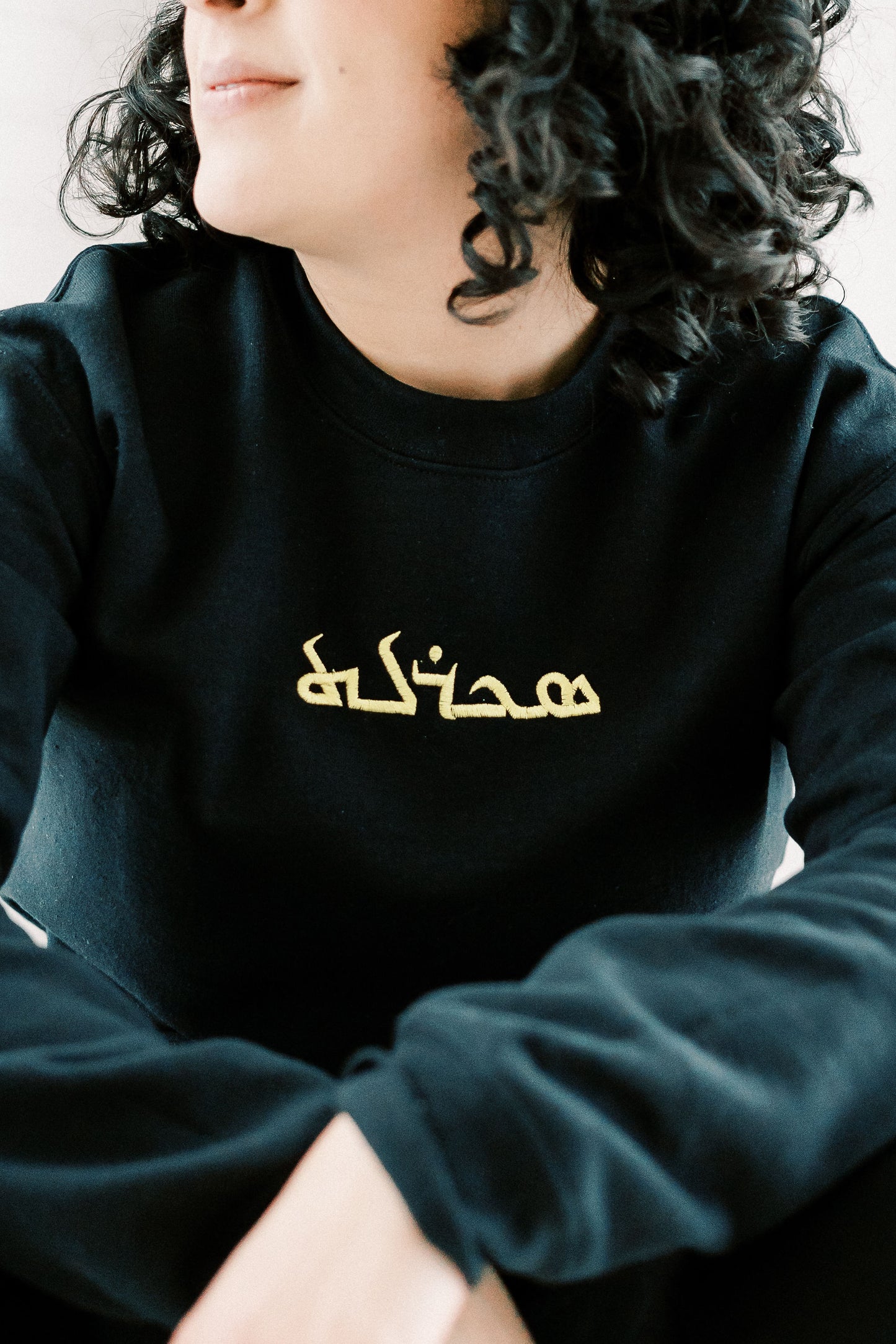 Custom Embroidered Aramaic Adult Name Sweatshirt